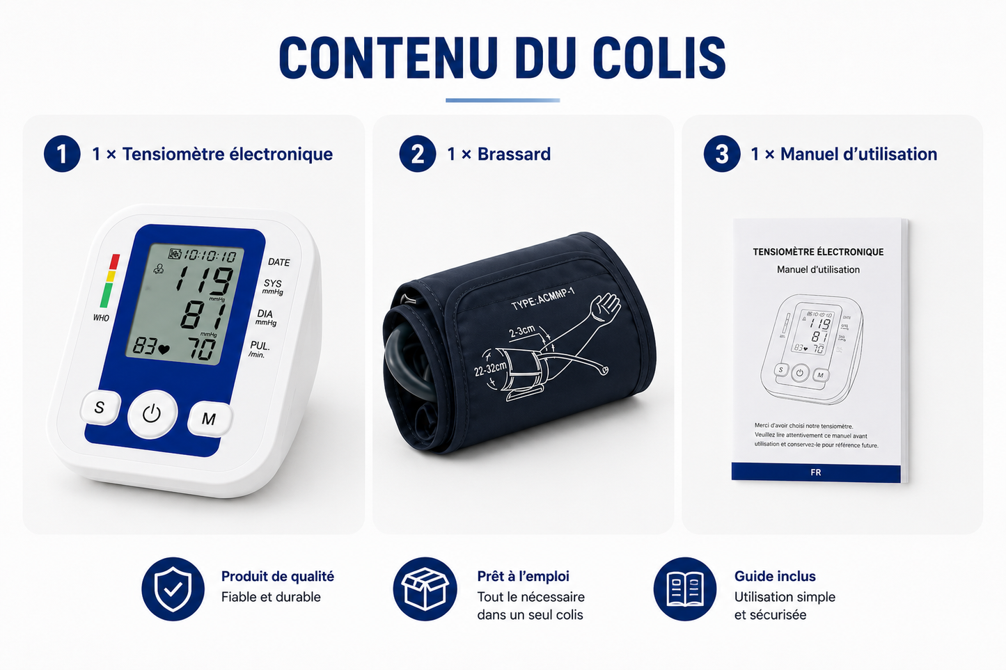 Tensiomètre Électronique – Suivez votre tension en toute simplicité