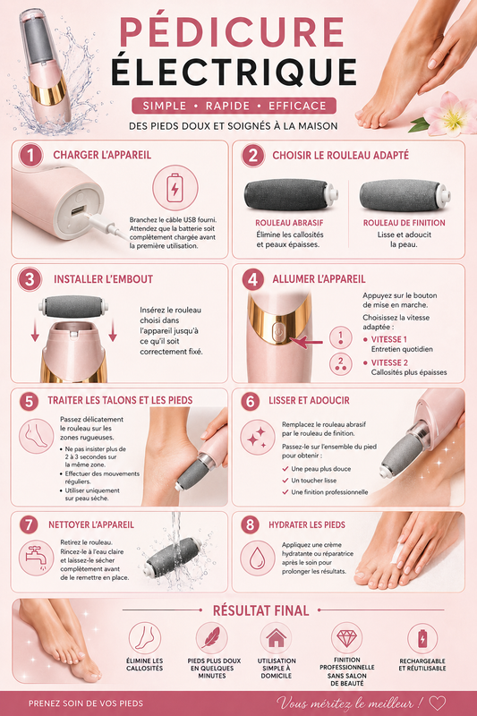 PediLisse+™ – Soin Anti-Callosités & Talons Fissurés